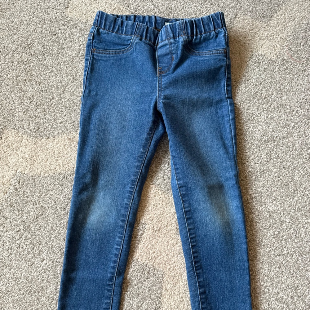 Blue Denim Jean Legging